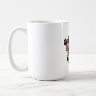 Trainiere Dein Gehirn Starker Geist Über Muskeln Kaffeetasse
