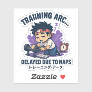 Training arc… delayed due to naps. aufkleber