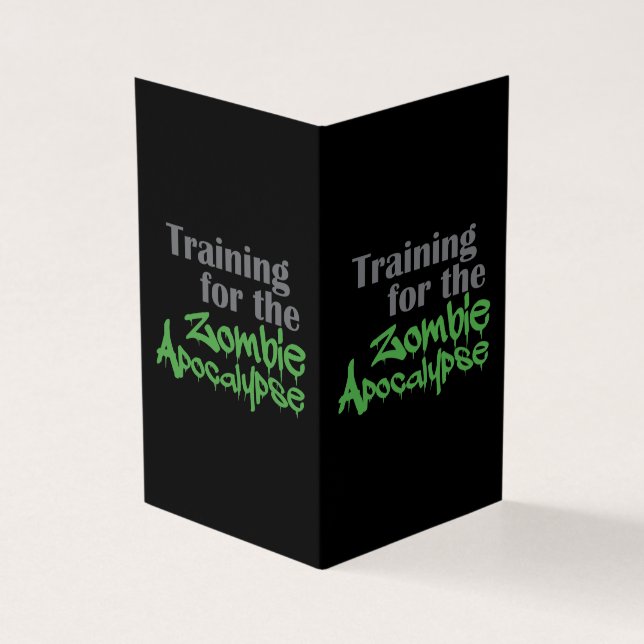 Training für das Funny Workout der Zombie-Apokalyp (Vorderseite)