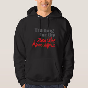 Training für das Funny Workout der Zombie-Apokalyp Hoodie