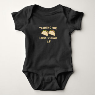 Training für Taco Dienstag, Taco Baby Geschenk Baby Strampler
