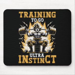 Training für Ultra Instinkte Gym-Gewichtszunahme Mousepad
