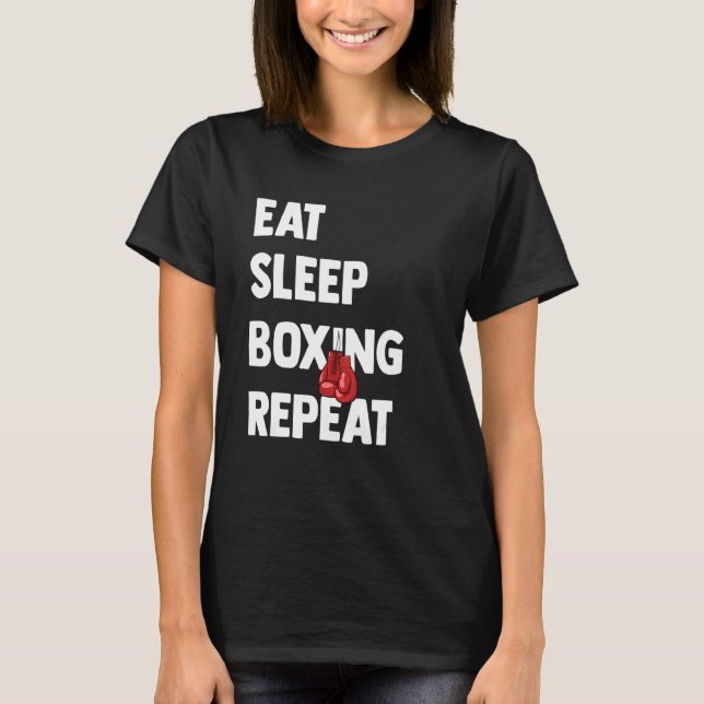 Training Jab Upper Cut Punch Knock Down 5 T-Shirt (Vorderseite)