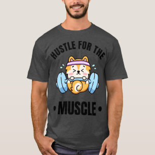 Training Muskeln Niedlich Hunde Welpen Workout T-Shirt