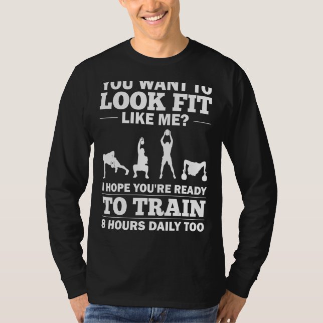 Training Personal Trainer Outfit Trainingstraining T-Shirt (Vorderseite)