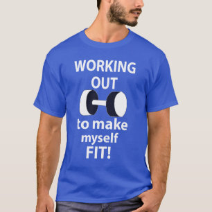 Training Workout Gewichte Training T-Shirt