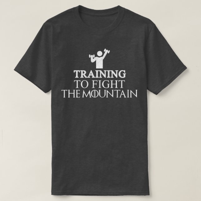 Training zum Kampf gegen das mondäne Gym Workout D T-Shirt (Design vorne)