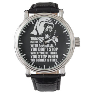 Trainings-Motivation - Training - Kämpfen eines Armbanduhr