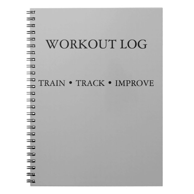 Trainings-Tracker & Trainingsjournal Notizblock (Vorderseite)