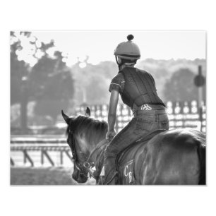 Trainings Tschads Brown Fotodruck