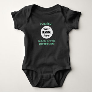 Trainingsbaby fügt Ihr Logo-Bodysuit hinzu Baby Strampler