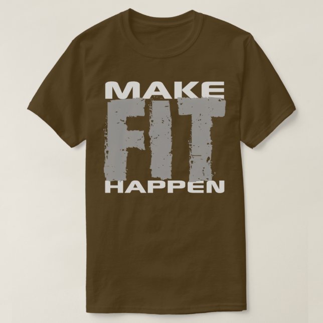 Trainingsgerät für das Shirt-Gymnastik anpassen T-Shirt (Design vorne)
