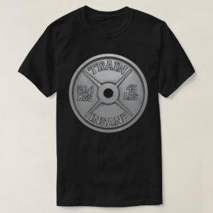 Trainingsinne (Barbell Plate) Motivierend T-Shirt