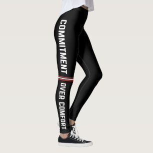 Trainingsleggings mit 'Verpflichtung statt Bequeml Leggings