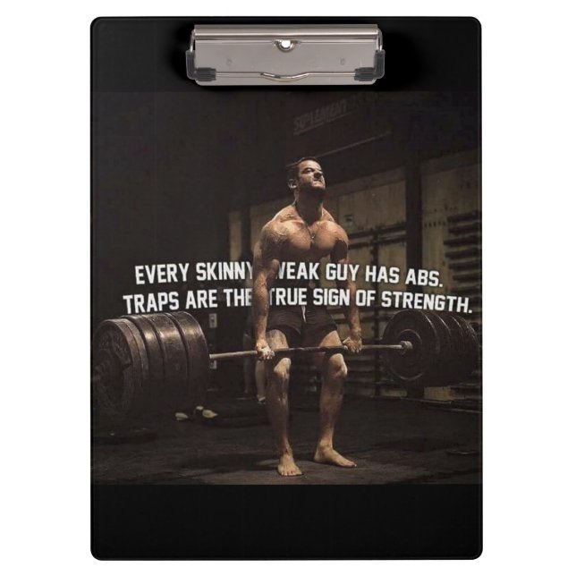 Trainingsmotivation - Fallen - Training Klemmbrett (Vorderseite)