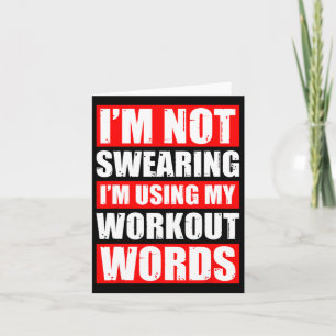 Trainingssprache Sportym Witzige Bodybuilding Karte