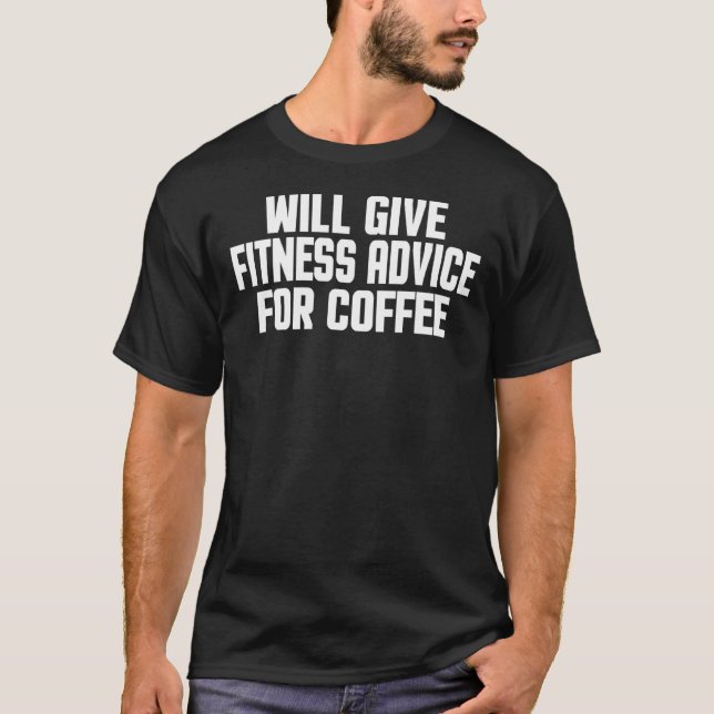 Trainingstrainer für Fitnessstudios geben Fitness- T-Shirt (Vorderseite)