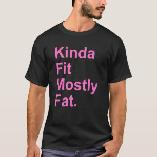 Trainingsübungen Gym Kinda Fit Meistens Fett 4 T-Shirt