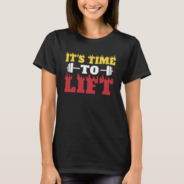 Trainingsübungen Vintages Gym Inspiration Weightli T-Shirt (Vorderseite)