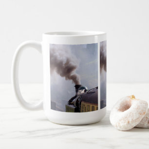 TRAINS À VAPEUR CAFÉ MUG