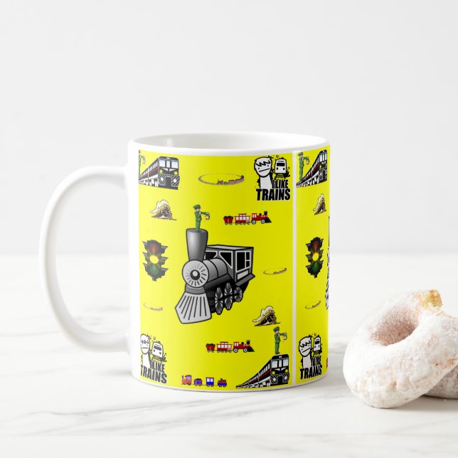 trains de tasse (Avec donut)