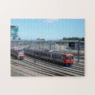 Trains et pistes Puzzle