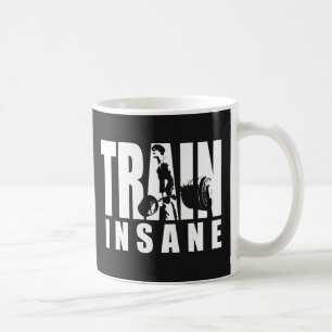 TRAINSANE - Aufzug - Gymnastiktraining Motivierend Kaffeetasse