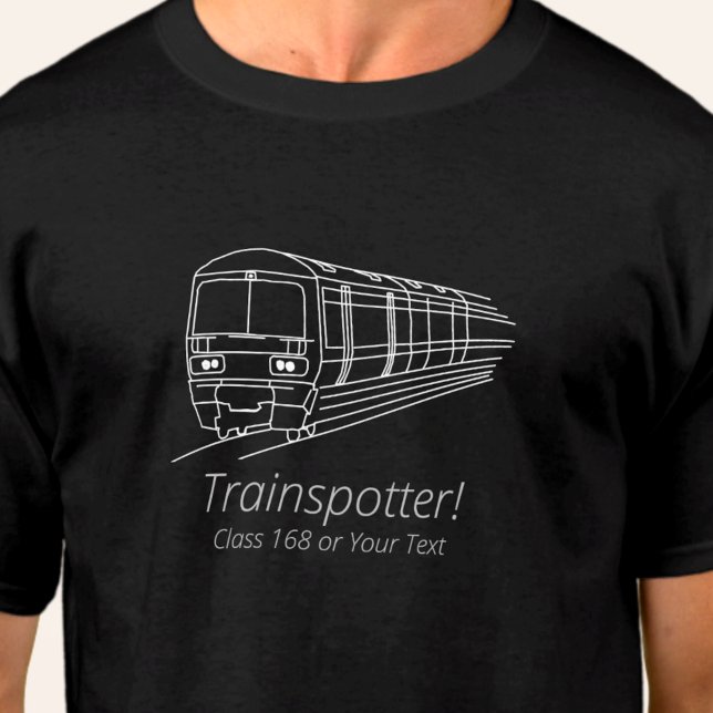 Trainspotter Klasse 168 Railfan UK Railway Diesel T-Shirt (Von Creator hochgeladen)