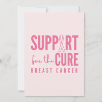 traitement de soutien du cancer du sein Faire-part