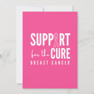 traitement de soutien du cancer du sein Faire-part