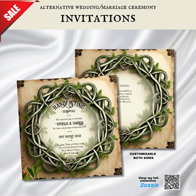 TRAITEMENT INVITATIONS ROMANTIQUE WICCA CELTIC LOV (Créateur téléchargé)