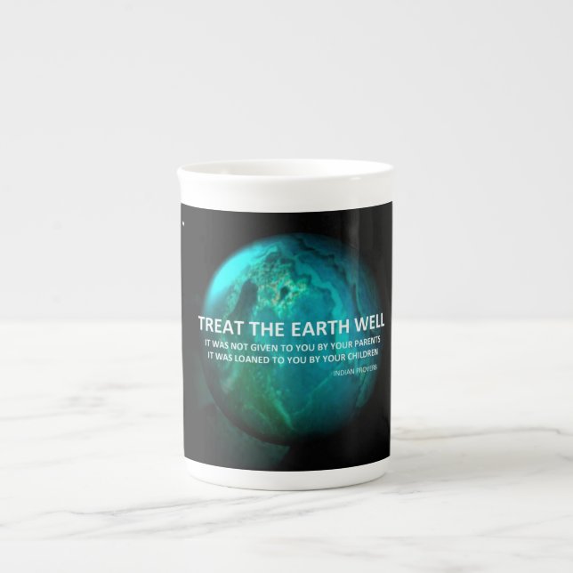 Traitez la tasse de puits de la terre (Devant)