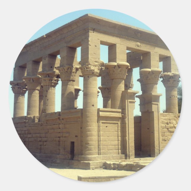 Trajan philae runder aufkleber (Vorderseite)