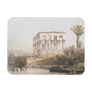 Trajans Kiosk, hypaethral Tempel in Philae Egypt Magnet