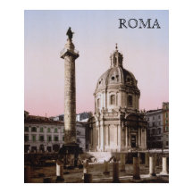 Trajans Säule in Rom (c. 1900)