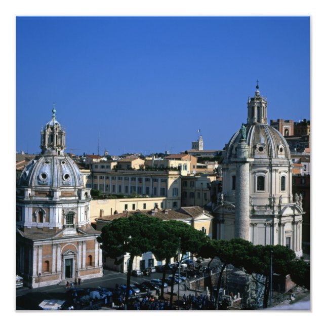 Trajans Säule Rom Italien Fotodruck (Vorne)