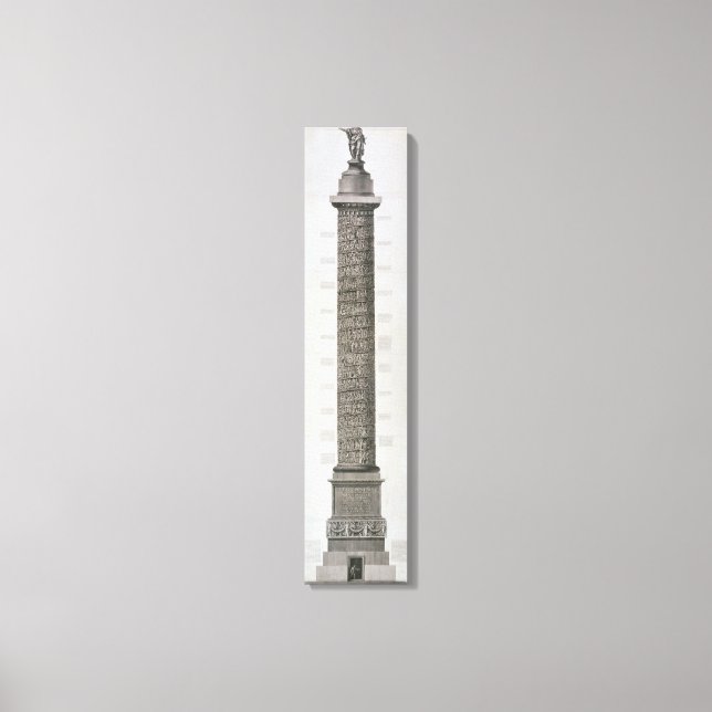 Trajansäule (Gravur) Leinwanddruck (Vorderseite)