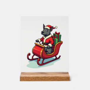 Trajet en Pitbull Père Noël