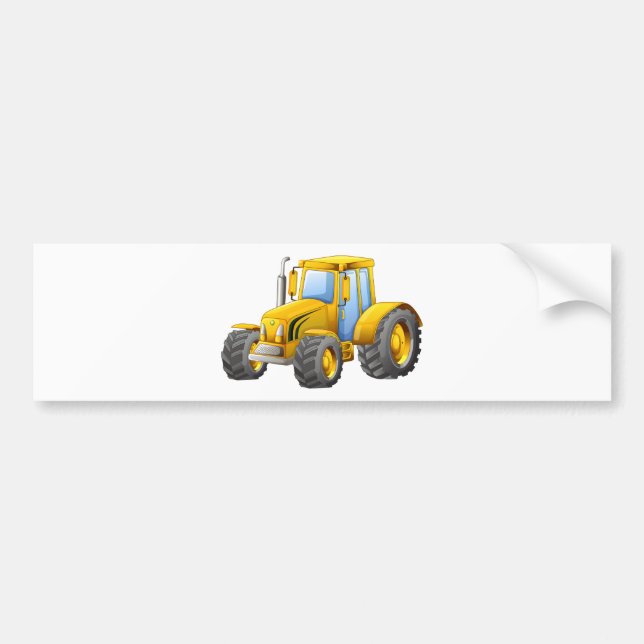 Traktor Autoaufkleber (Vorne)