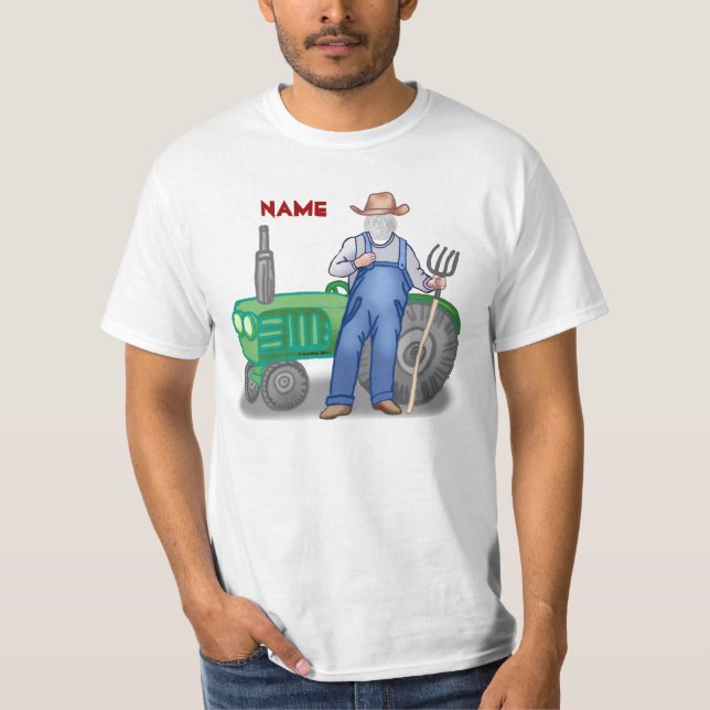 Traktor-Bauer-T - Shirt (Vorderseite)