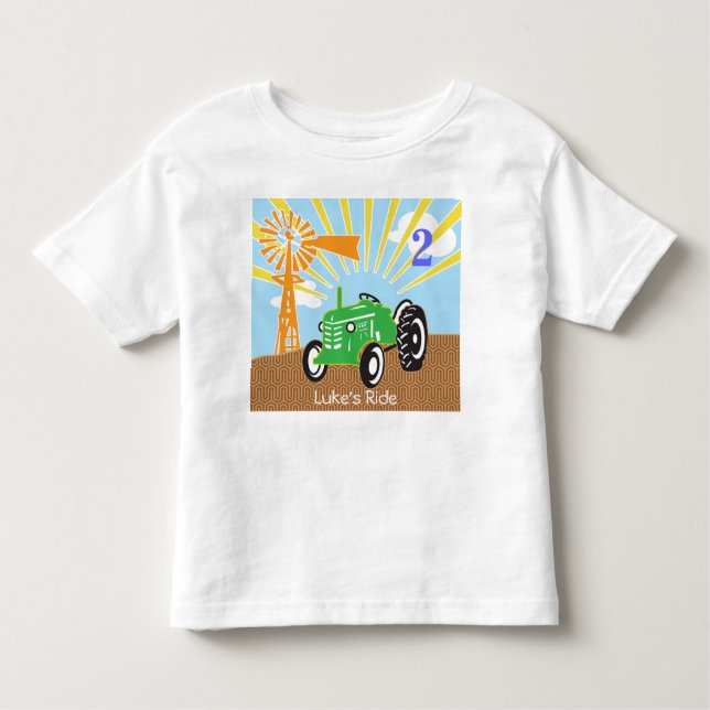 Traktor Birthday Shirt (Vorderseite)