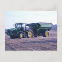 Traktor Buggy Getreide Ernte Post Card