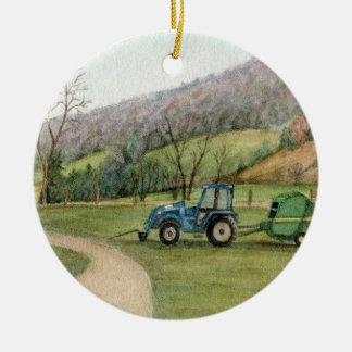Traktor-Bürge-Verzierung Keramik Ornament