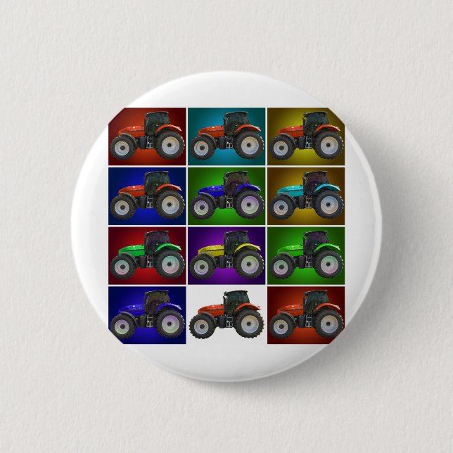 Traktor Button (Vorderseite)