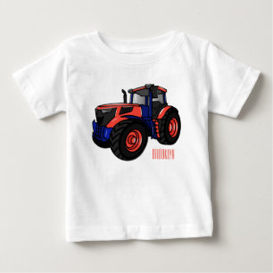 Traktor Cartoon-Illustration Baby T-shirt