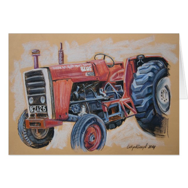 Traktor Ferguson BZ126 (Vorderseite (Horizontal))