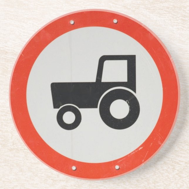 Traktor Getränkeuntersetzer (Vorne)