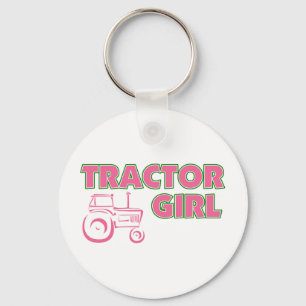 Traktor Girl Schlüsselanhänger