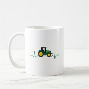 Traktor Heartbeat  Kaffeetasse