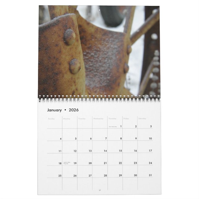 Traktor-Kalender: Alter Traktor zerteilt (2013) Kalender (Jan 2026)